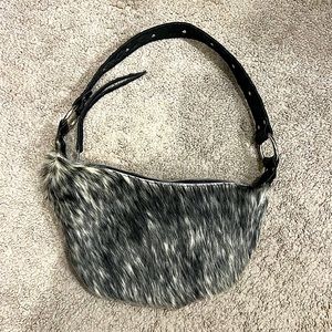 Rare ( Maya Moon )  leather hand bag